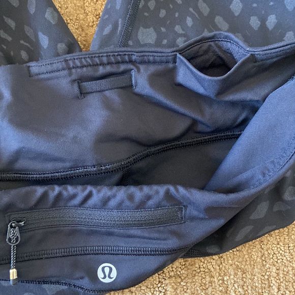 LULULEMON PACE RIVAL CROP 22” LEGGINGS BLACK SIZE 6 - Picture 9 of 9